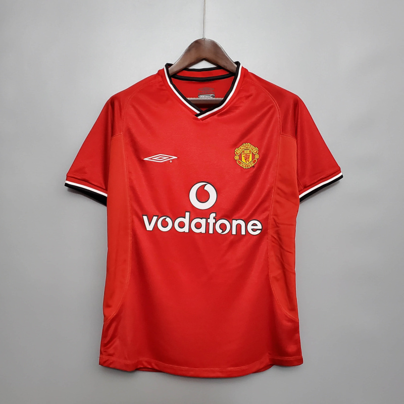 Retro 00/01 Manchester United home S-XXL