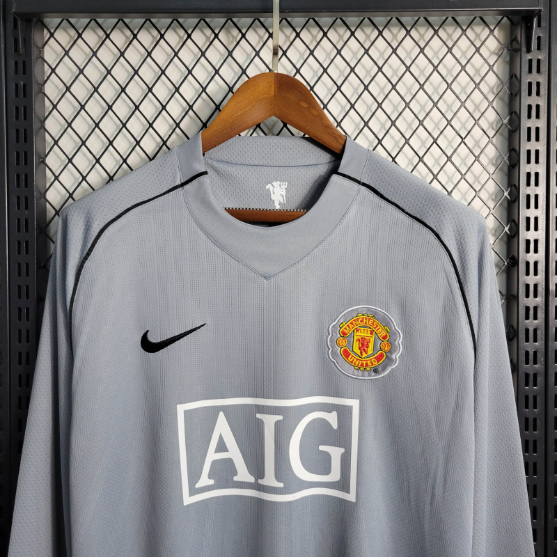 Retro 07/08 Manchester United gray goalkeeper size S-XXL