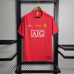 Retro 07/08 Manchester United  home S-XXL