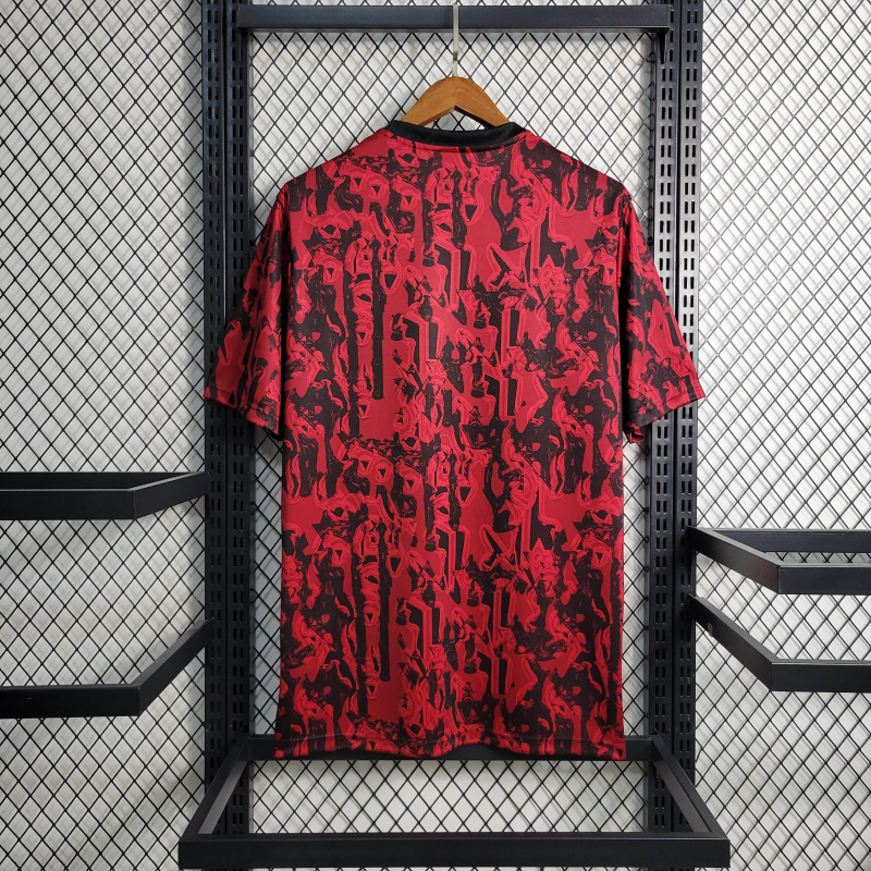 23/24 Manchester United Red Black Training Suit Size S-XXL