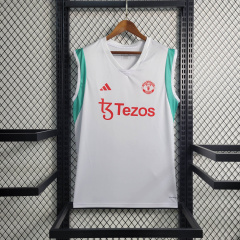 23/24 Manchester United White Training Vest Size S-XXL