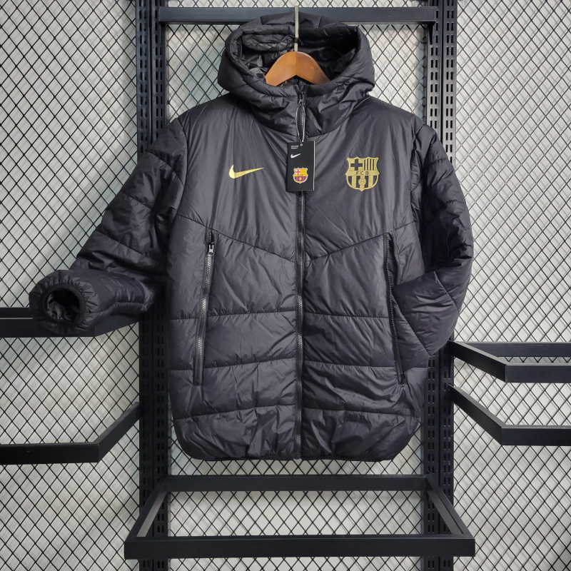 Cotton warm jacket Barcelona black size S-XXL