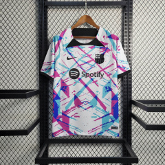 23/24 Barcelona White Training Jersey Size S-XXL