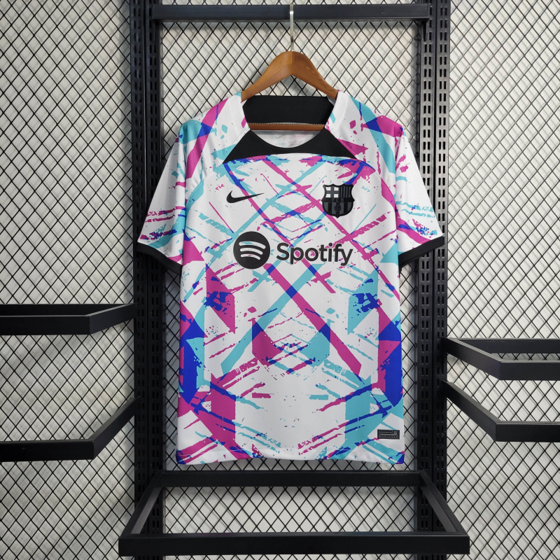23/24 Barcelona White Training Jersey Size S-XXL
