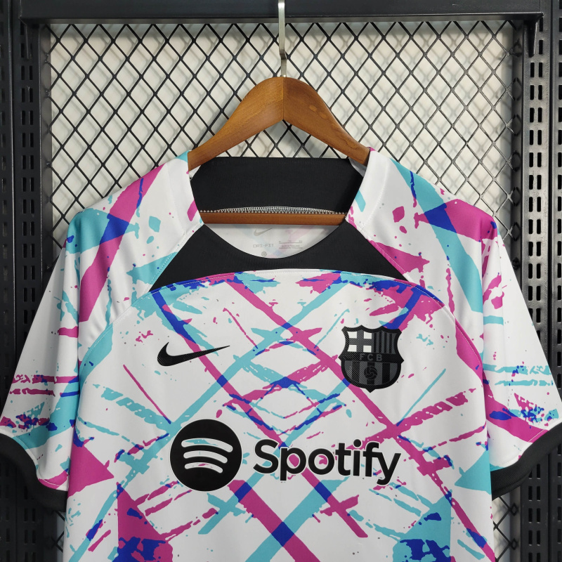 23/24 Barcelona White Training Jersey Size S-XXL