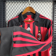 Retro 07/08 AC Milan  Home Long Sleeve Size S-XXL