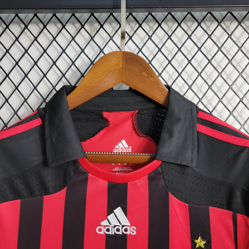 Retro 07/08 AC Milan  Home Long Sleeve Size S-XXL