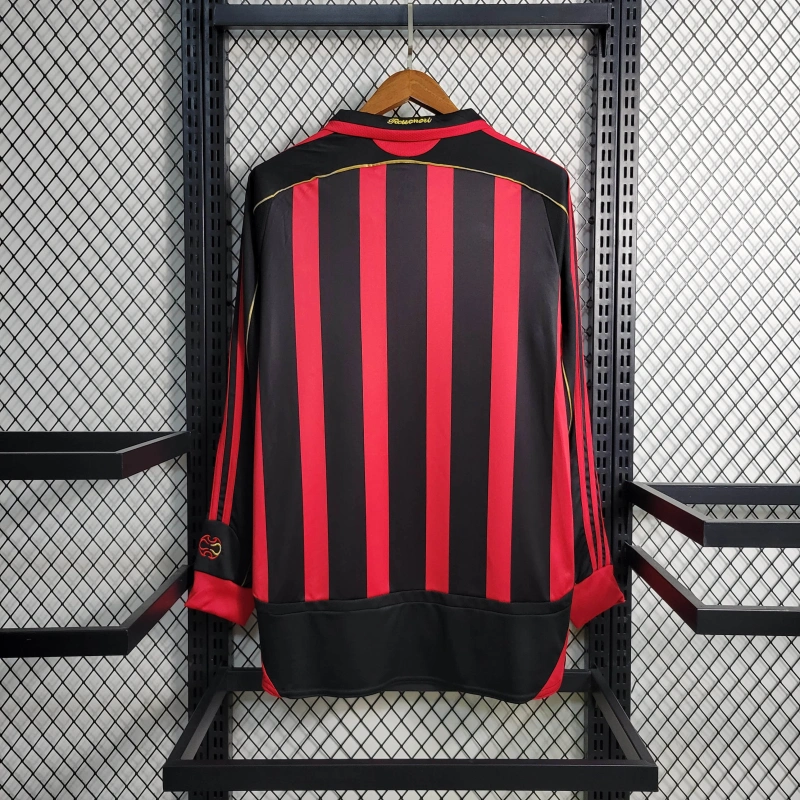 Retro Long Sleeve 2006/07 AC Milan Home Size S-XXL