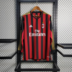 Retro Long Sleeve 2013/14 AC Milan Retro Size S-XXL