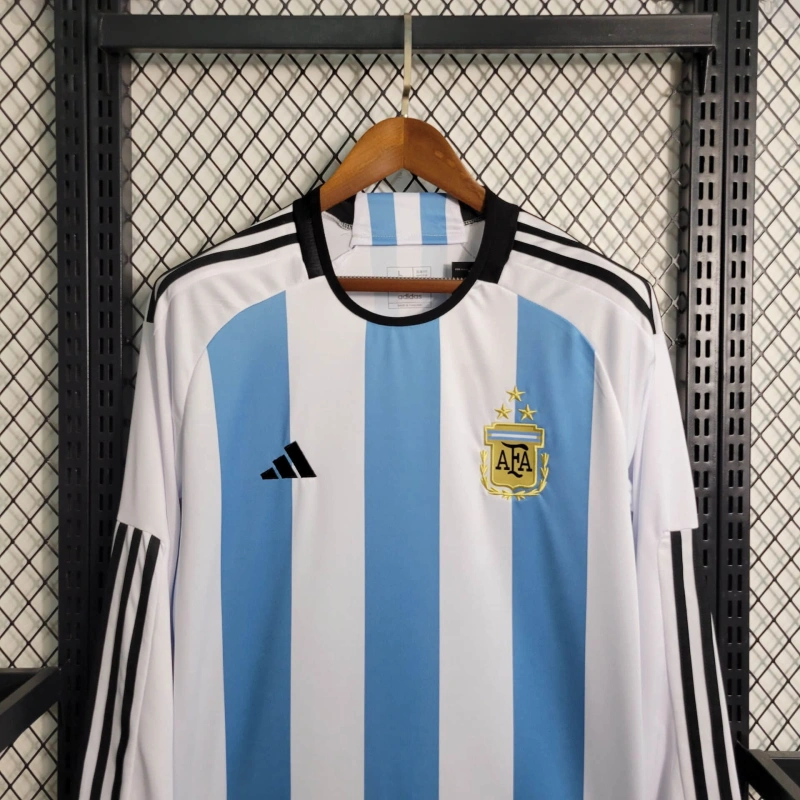 22/23 Argentina Home 3-Star Long Sleeve Size S-XXL