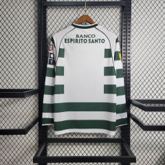 Retro 01/03 Sporting Lisbon Home Long Sleeve Size S-XXL