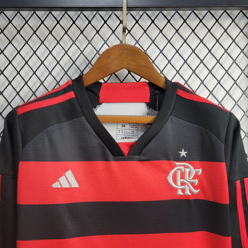 23/24 Kids Flamengo Home Long Sleeve