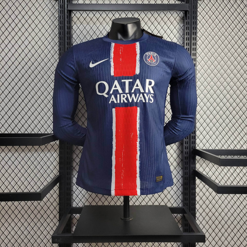 24/25 player PSG Home Long sleeve