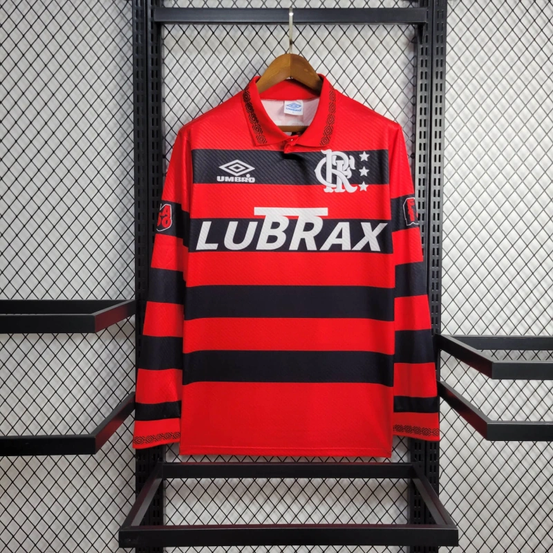 Retro 94/95 Flamengo Home Long Sleeve