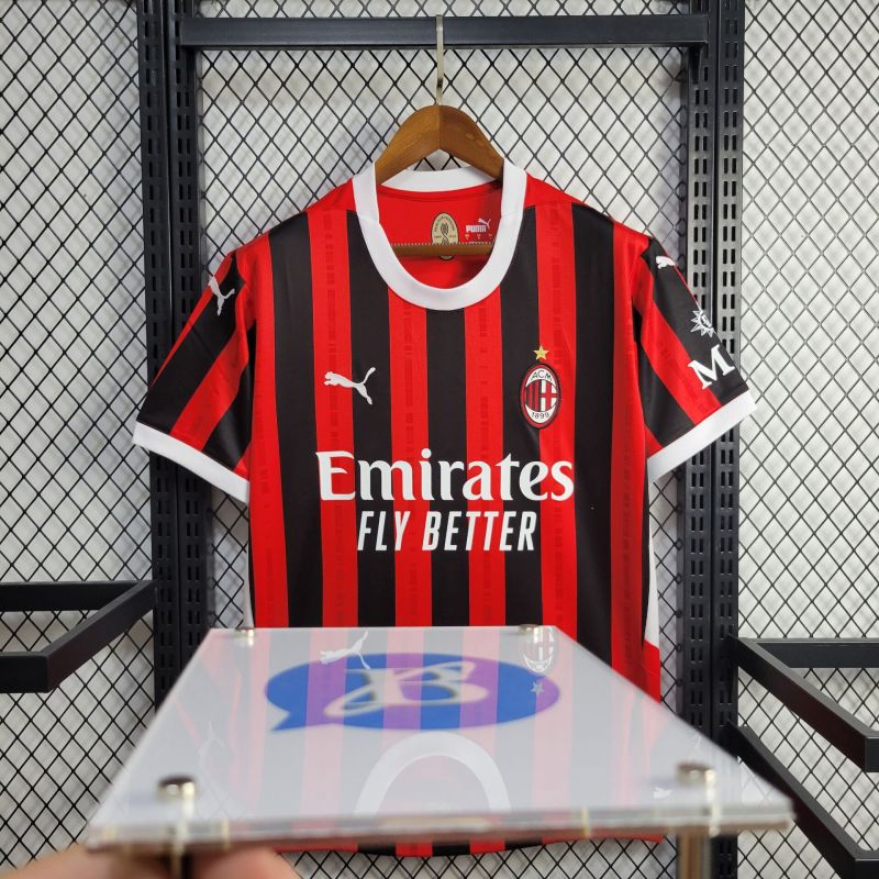 AC Milan Home 24/25 Football Team Shirts