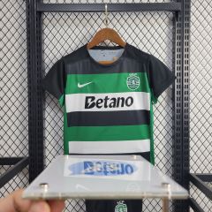 Sporting Lisbon  Home 24/25 Kids Football Team Shirts