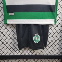 Sporting Lisbon  Home 24/25 Kids Football Team Shirts