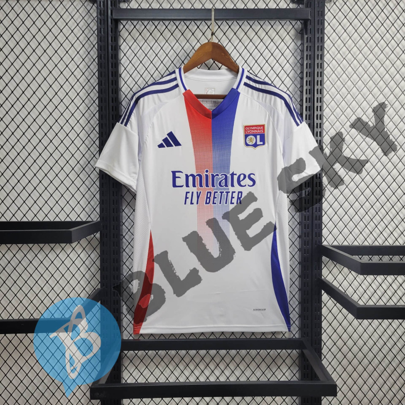 Lyon Home 24/25 football team shirt