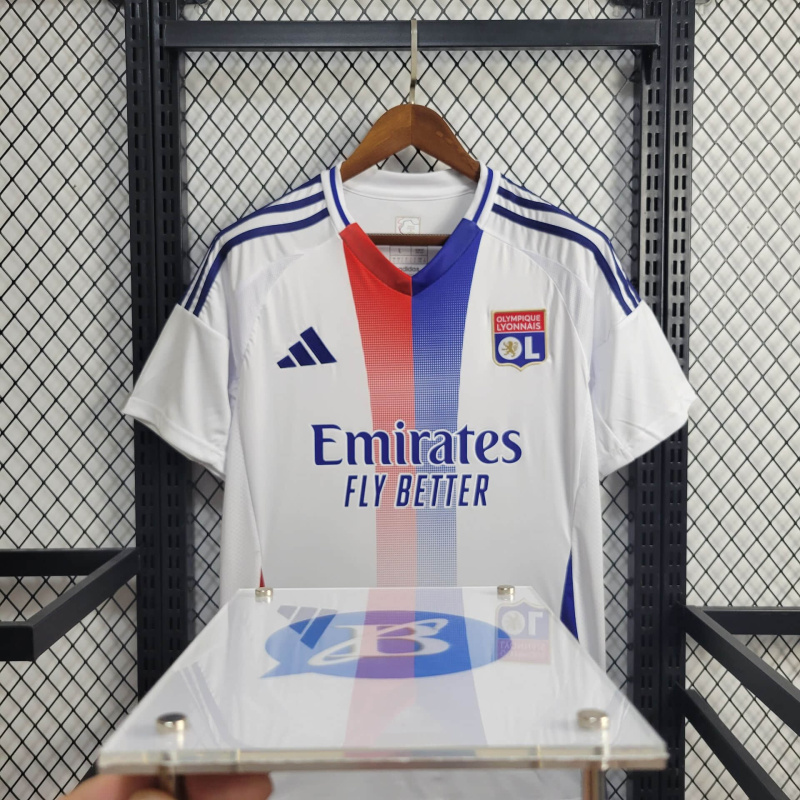 Lyon Home 24/25 football team shirt