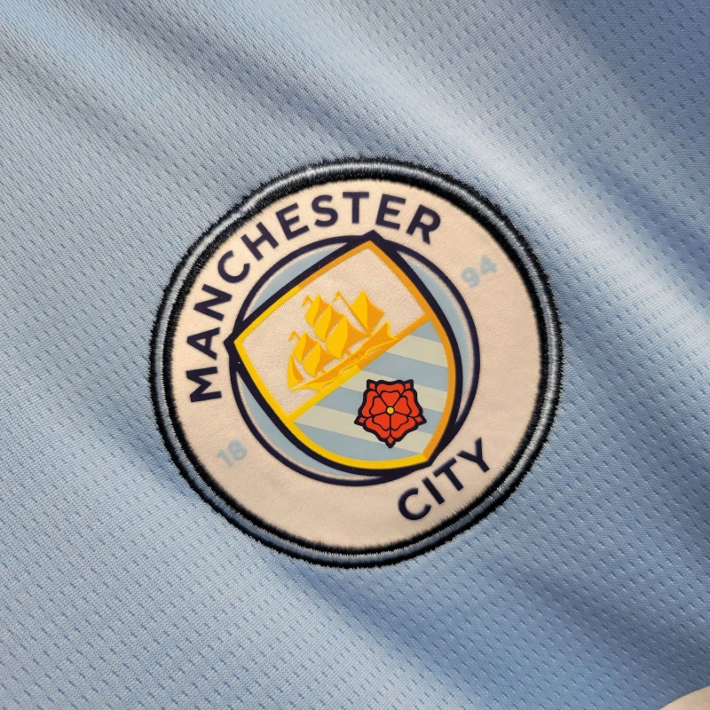 Manchester City home 24/25 long sleeve football team shirt