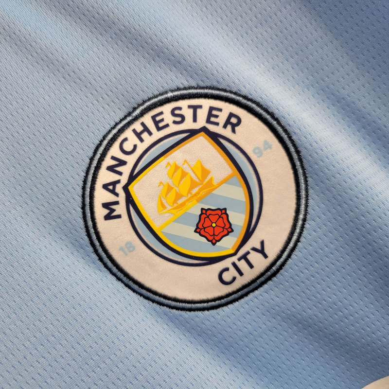 Manchester City home 24/25 long sleeve football team shirt