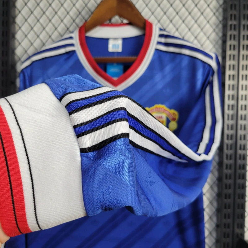 Manchester United Long sleeve 86/88 Retro Football team shirt
