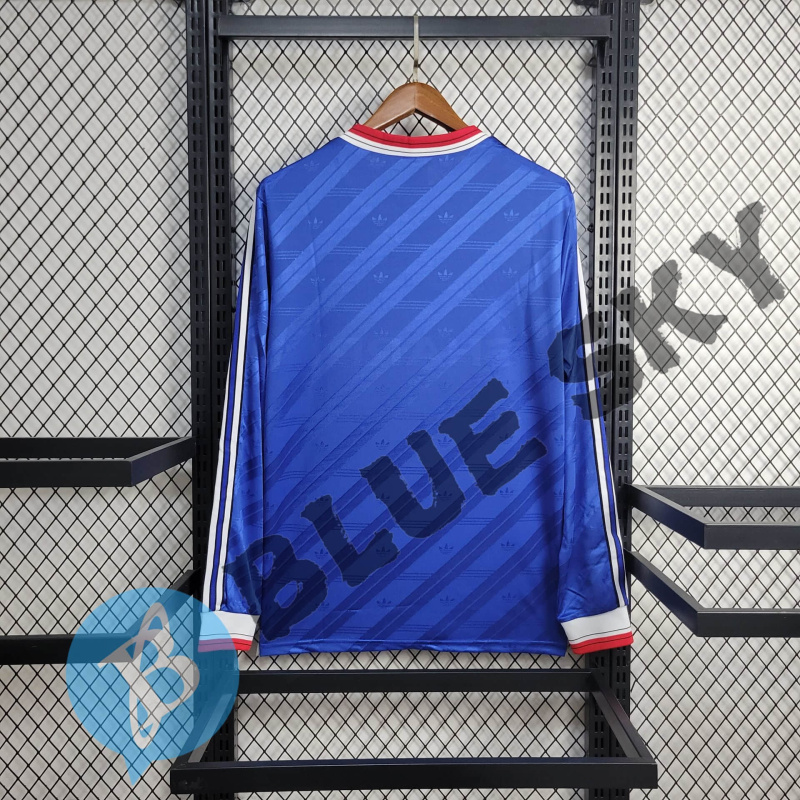 Manchester United Long sleeve 86/88 Retro Football team shirt