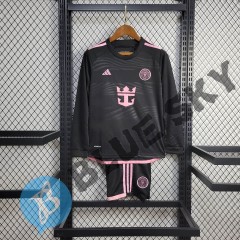 Miami International Home 24/25 KIDS Long sleeve Football Team Shirt