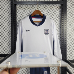 England Home 24/25 KIDS Long sleeve Football Team Shirt