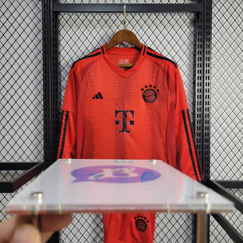 Bayern Munich Home 24/25 KIDS Long sleeve Football Team Shirt