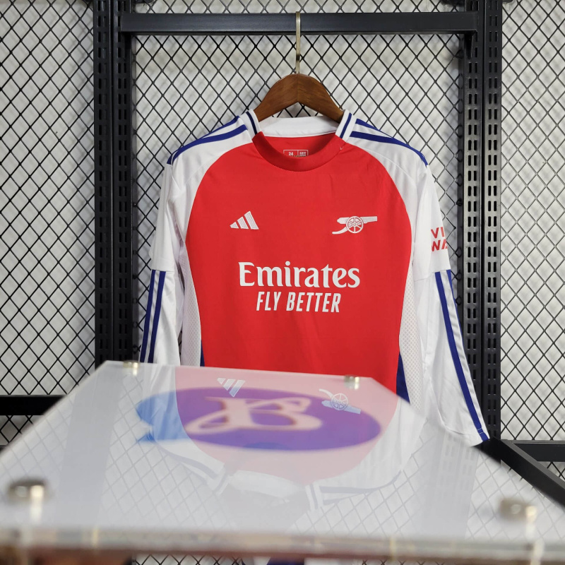 Arsenal Home 24/25 KIDS Long sleeve Football Team Shirt