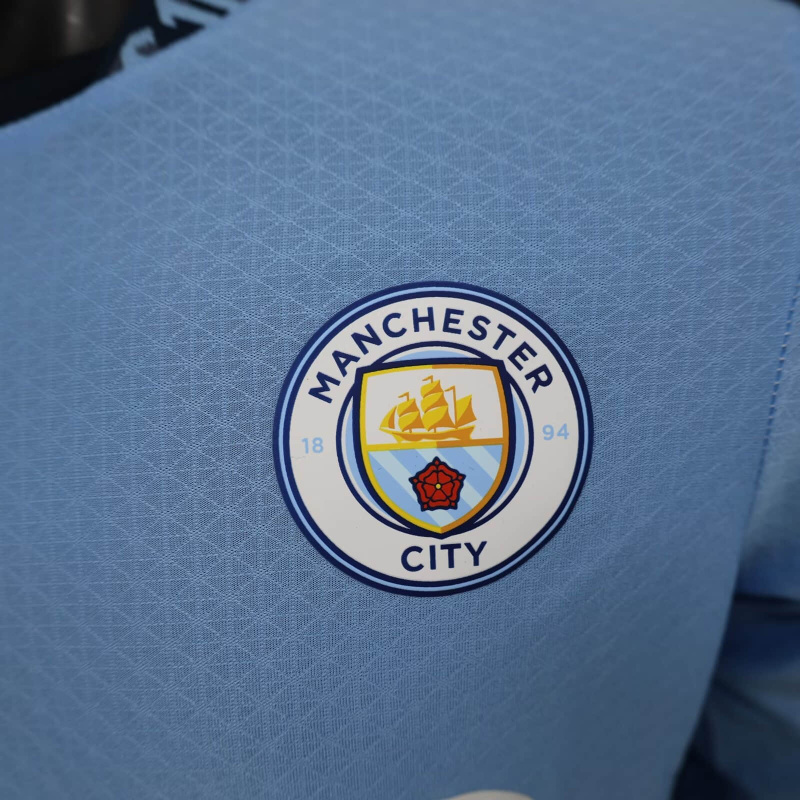 Manchester City home 24/25 long sleeve player football team shirt