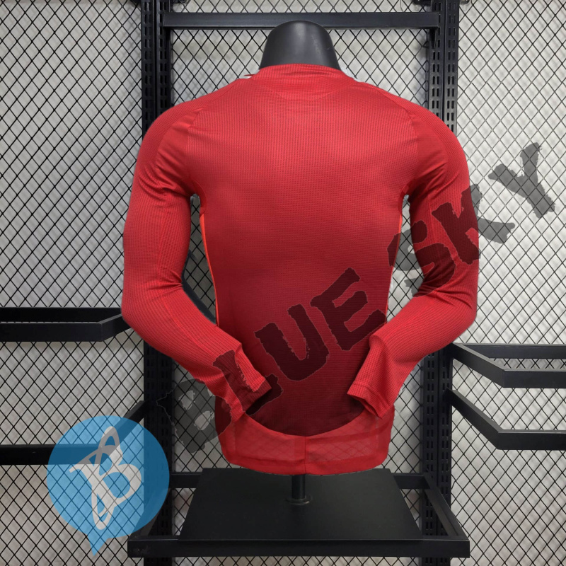 Manchester United Home 24/25 Player long sleeve football team shirt