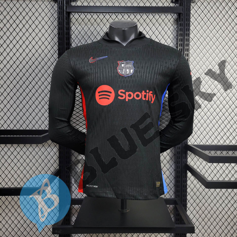 Barcelona away 24/25 Player  long sleeve football team shirt