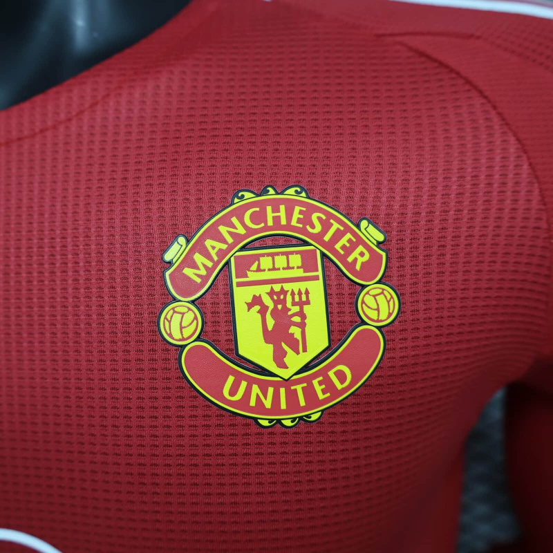 Manchester United Home 24/25 Player long sleeve football team shirt