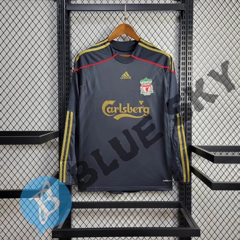 Liverpool away long sleeve 09/10 Retro football team shirt