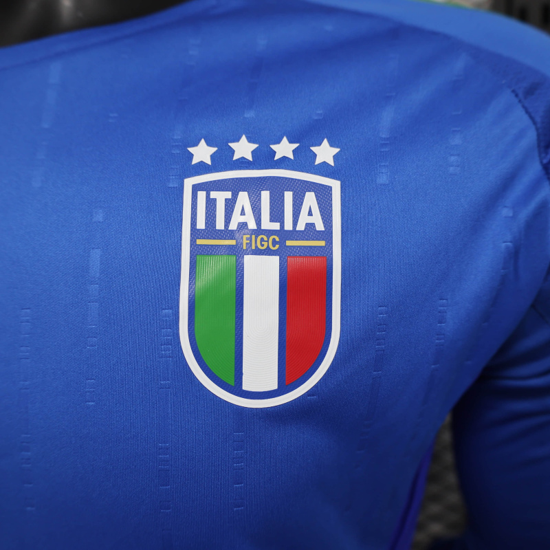 Italy Home long sleeve player 24/25 football team shirt