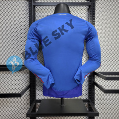 Italy Home long sleeve player 24/25 football team shirt
