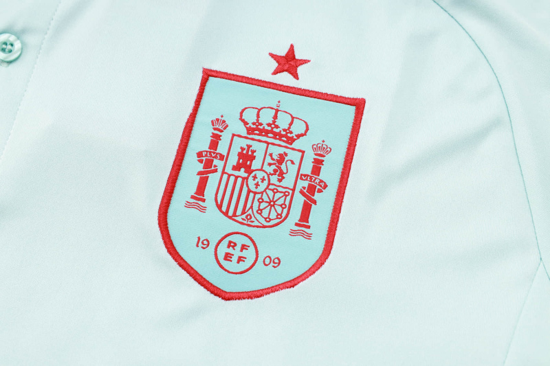 Spain POLO  EURO2024 Training clothes 24/25 Football Team Shirt