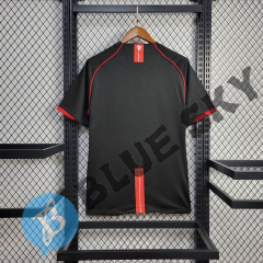 Manchester United Black   2007/08 Retro Football Team Shirt