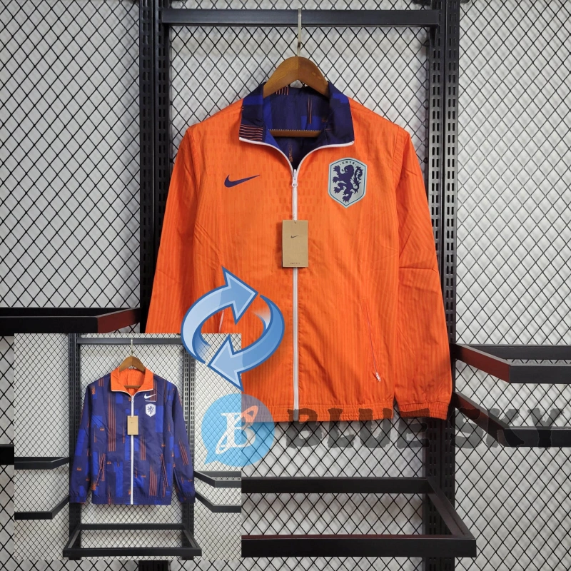 Netherlands Windbreaker 2024/2025 Football Team Shirt