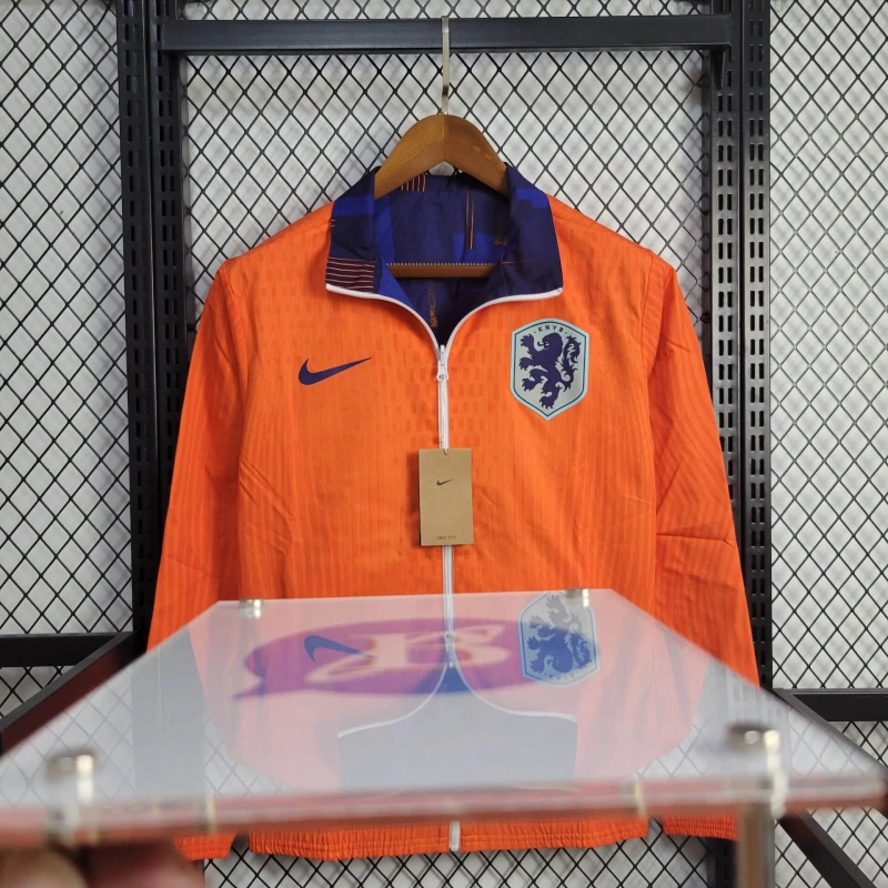 Netherlands Windbreaker 2024/2025 Football Team Shirt