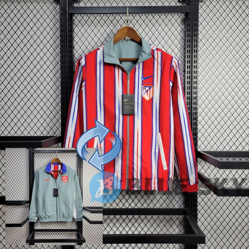 Atletico Madrid Windbreaker 2024/2025 Football Team Shirt