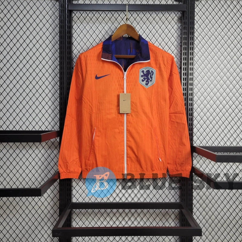 Netherlands Windbreaker 2024/2025 Football Team Shirt