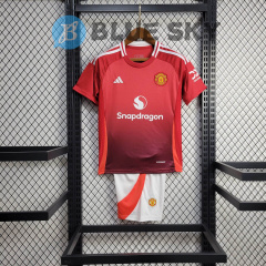 Manchester United Home KIDS 24/25 football team shirt Jersey
