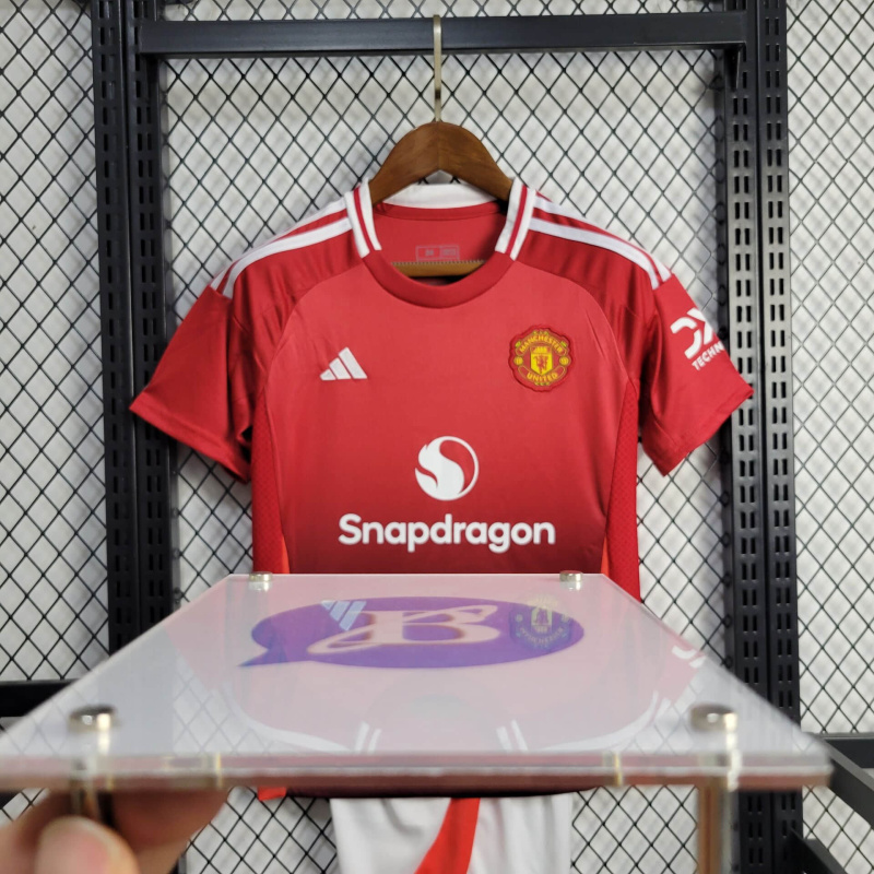 Manchester United Home KIDS 24/25 football team shirt Jersey