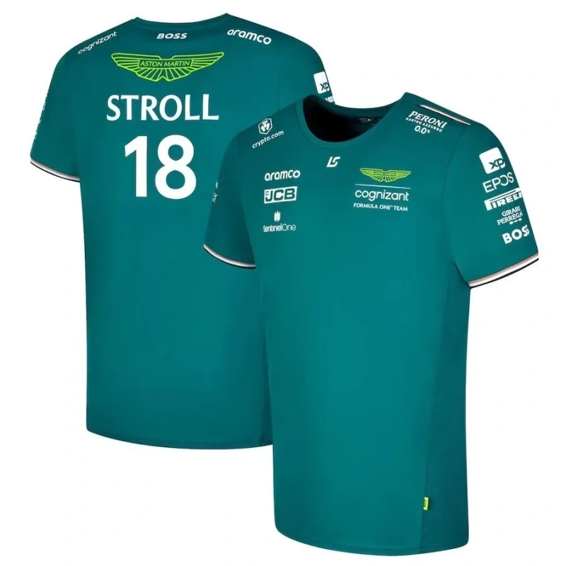 Aston Martin F1 2023 Team Driver T-Shirt - Lance Stroll