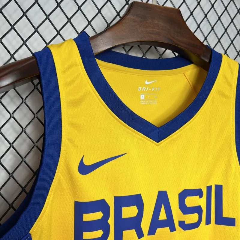 NBA Brazil 2024/25 Caboclo #50 Home Basketball Jersey Basketball Team Shirt