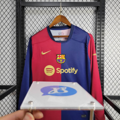 Barcelona Home Long Sleeve 24/25 Football Team Shirt Jersey