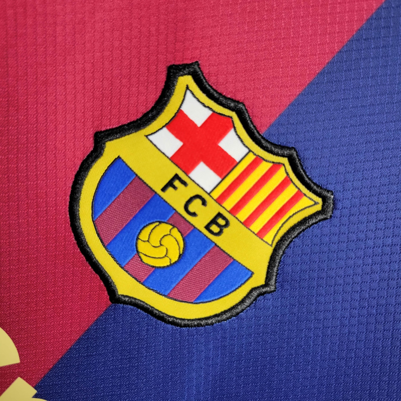 Barcelona Home Long Sleeve 24/25 Football Team Shirt Jersey